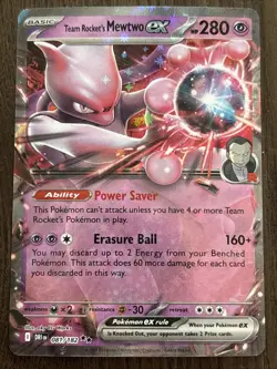 Team Rocket's Mewtwo ex 081/182 - SV10: Destined Rivals - Pokemon TCG - NM - Image 1