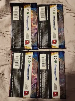 Pokemon Sword And Shield Base Set Booster Packs Set Of 4 New And Sealed - Image 2
