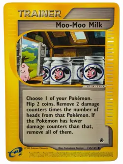 Moo-Moo Milk - 155/165 Expedition 2002 - E Reader WOTC Pokemon - NM - Image 1