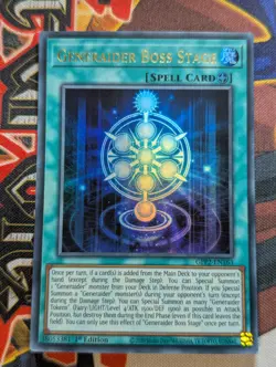 YuGiOh Generaider Boss Stage Ultra Rare 1st Edition GFP2-EN163 - Image 1