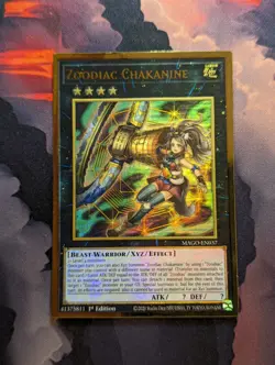 Yugioh - Zoodiac Chakanine - MAGO-EN037 - Premium Gold Rare - NM - Image 1