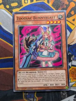Zoodiac Bunnyblast - RATE-EN015 - Common - 1st Edition - Yugioh - Image 1