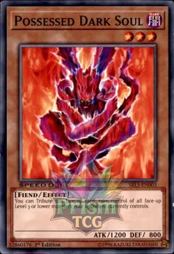 1st Ed Possessed Dark Soul SBLS-EN003 Yugioh - Image 1