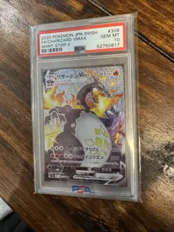 🔥🔥2020 Pokemon Japanese PSA 10 Charizard Vmax Shiny Star V 🔥🔥 - Image 1