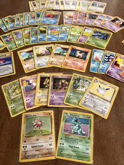 Pokemon Bulk Wotc 100 Card Vintage Lot 1st Edition Holo Rare Shadowless - Image 1