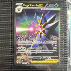 Pokemon Mega Starmie EX Holo Rare 330 HP Jetting Blow Nebula Beam POR 118/088 - Image 2