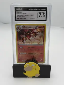 CGC 7.5 Charizard 19/113 Black & White Legendary Treasures RevHolo Rare Pokemon - Image 1