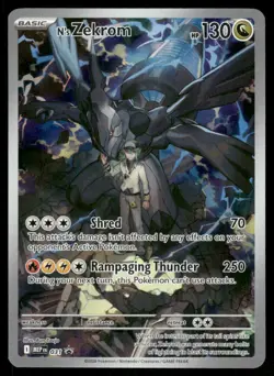 Pokemon Cards N's Zekrom 031 Mega Evolution Promo NM - Image 1