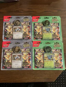 Pokemon TCG Ascended Heroes 2 Pack Blister L Lot of 4 New Sealed - Image 1