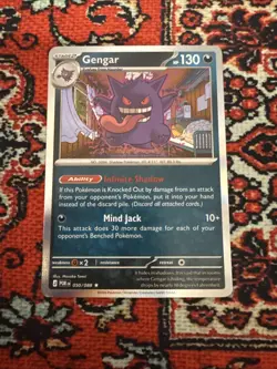 Pokemon Gengar 050/088 English POR Perfect Order Holo Rare NM Mint - Image 1