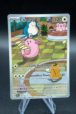 Pokemon Chansey Illustration Rare SV06: Twilight Masquerade 187/167 NM VLP ++ - Image 1