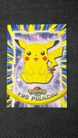 Pikachu #25 Topps Blue Label TV Animation Edition Pokemon TCG 1999 - Image 1