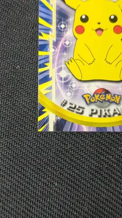 Pikachu #25 Topps Blue Label TV Animation Edition Pokemon TCG 1999 - Image 4