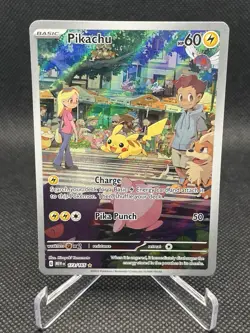 Pokemon TCG Pikachu IR 173/165 Sv: Scarlet & Violet 151 Illustration Rare Holo - Image 1