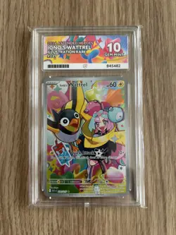 Pokemon TCG ACE 10 Iono’s Wattrel 231/217 Perfect Subgrades Ascended Heroes - Image 1