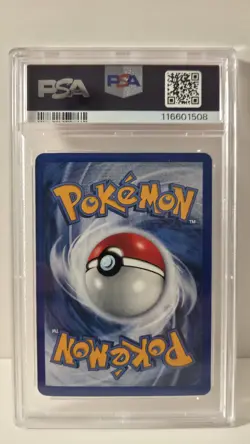 2000 Pokemon Unlimited Neo Genesis Steelix Holo 15/111 PSA 7 NM SWIRL - Image 2