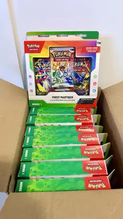 8x Pokemon TCG First Partner Illustration Collection Series 1 New Sealed - Image 1