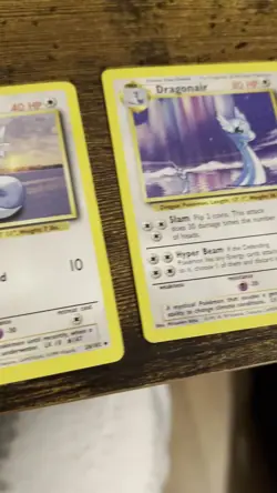 Pokemon Dratini + Dragonair + Dragonite 26-18/102 19/62 Lot WOTC Vintage - Image 2
