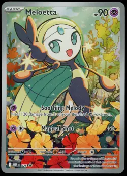 Pokemon TCG Meloetta Illustration Rare 026 Promo Mega Battle Deck NM - Image 1
