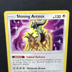 Shining Arceus 57/73 Holo Rare Shining Legends 2017 Pokemon TCG NM Near Mint - Image 3