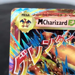 Mega M Charizard EX 13/108 XY Evolutions Holo Full Art Rare Pokemon TCG NM - Image 3