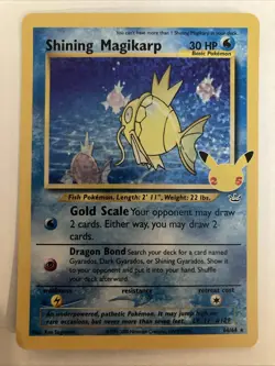 Shining Magikarp Pokemon Celebrations Holo 66/64 Pokemon 2021 Classic Collection - Image 1