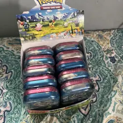 Pokemon Ascended Heroes Mini Tin Display Case (10 Tins) set - Image 2
