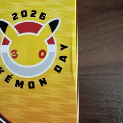 Pokemon Day 2026 Collection Box Pikachu 30th Anniversary Promo Factory Sealed - Image 3