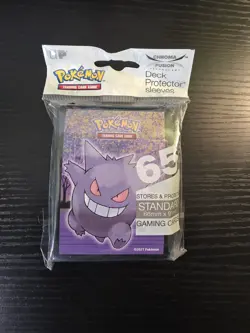 Pokemon TCG Ultra Pro Sleeves - Gengar Haunted ollow 65 ct. Pack - Image 1