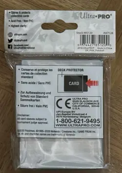 Ultra Pro Pokemon Deck Protector Sleeves Poke Ball Pack Of 65 - Image 2