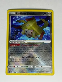 Pokemon TCG Radiant Jirachi S&S - Silver Tempest 120/195 Holo Radiant ✨ - Image 1