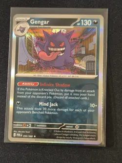 Pokemon TCG Gengar 050/088 Mega Evolution Perfect Order Holo - Image 1
