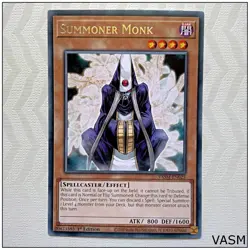 Summoner Monk - VASM-EN025 - Rare 1st Edition Yugioh - Image 1