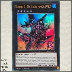 Number C101: Silent Honor DARK - MP25-EN275 - Ultra Rare 1st Edition Yugioh - Image 1