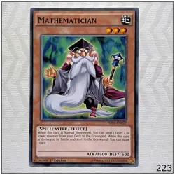 Mathematician - SR01-EN019 - Common 1st Edition Yugioh - Image 1