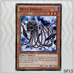 Skull Kraken - SP13-EN007 - Common 1st Edition Yugioh - Image 1