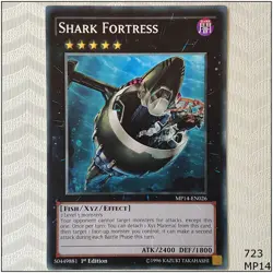 Shark Fortress - MP14-EN026 - Common 1st Edition Yugioh - Image 1