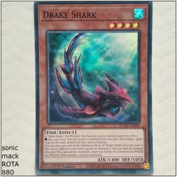 Drake Shark - ROTA-EN002 - Super Rare 1st Edition Yugioh - Image 1