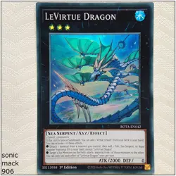 LeVirtue Dragon - ROTA-EN042 - Super Rare 1st Edition Yugioh - Image 1