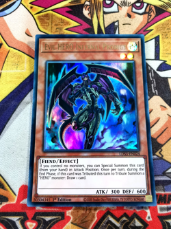 Evil HERO Infernal Prodigy lds3-en024 1st Edition (NM+) Ultra Rare Yu-Gi-Oh! - Image 1