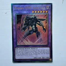 Masked HERO Dark Law RA01-EN025 Ultimate Rare Near Mint 1st Ed Yugioh - Image 1