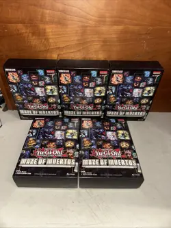 Yu-Gi-Oh! Maze of Muertos booster box New Sealed 4 Pack Box LOT of 5 - Image 1