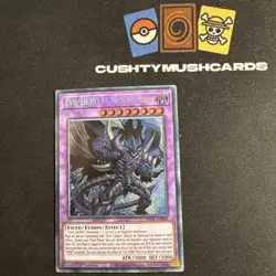 YUGIOH EVIL HERO MALICIOUS BANE SECRET RARE BROL-EN069 1ST EDITION - Image 1