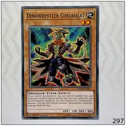 Dinowrestler Coelasilat - DANE-EN007 - Common 1st Edition Yugioh - Image 1