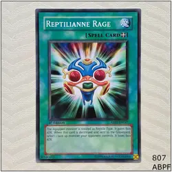 Reptilianne Rage - ABPF-EN047 - Common 1st Edition Yugioh - Image 1