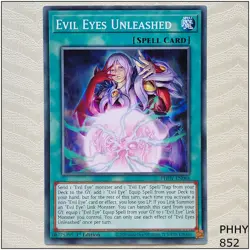 Evil Eyes Unleashed - PHHY-EN068 - Common 1st Edition Yugioh - Image 1