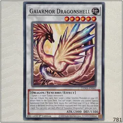Gaiarmor Dragonshell - DAMA-EN042 - Common 1st Edition Yugioh - Image 1