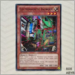 Electromagnetic Bagworm - ABYR-EN090 - Common 1st Edition Yugioh - Image 1