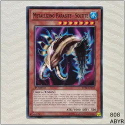 Metallizing Parasite - Soltite - ABYR-EN034 - Common 1st Edition Yugioh - Image 1