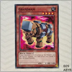 Grandram - ABYR-EN005 - Common 1st Edition Yugioh - Image 1